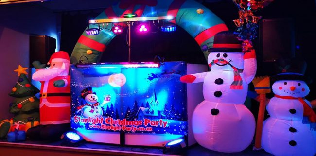 christmas themed disco