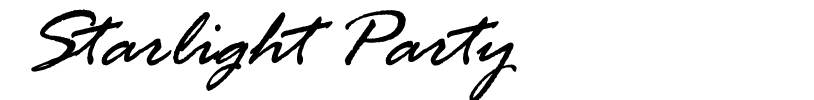 italic starlight party logo